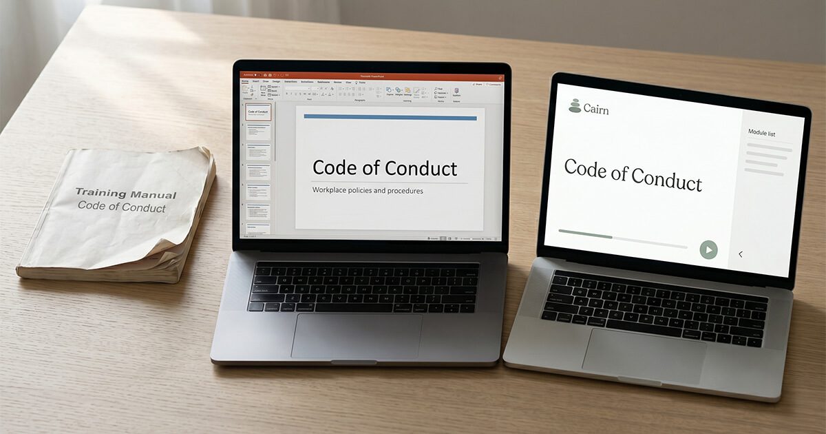 Converting PowerPoint slide decks and instructor-led material into self-paced eLearning